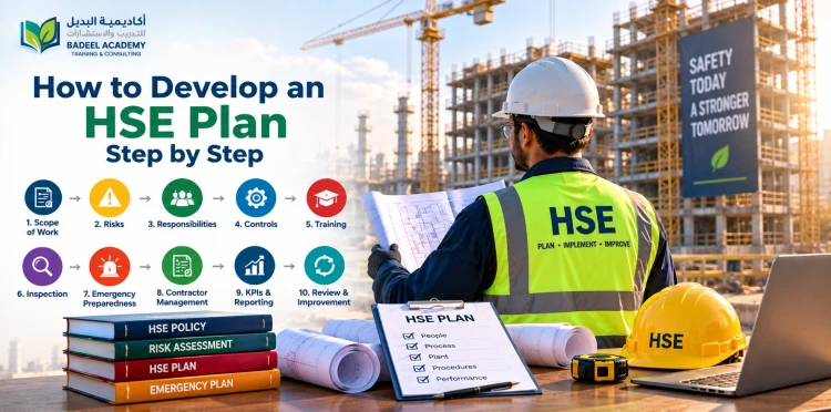 كيفية إعداد خطة السلامة والصحة المهنية HSE Plan خطوة بخطوة