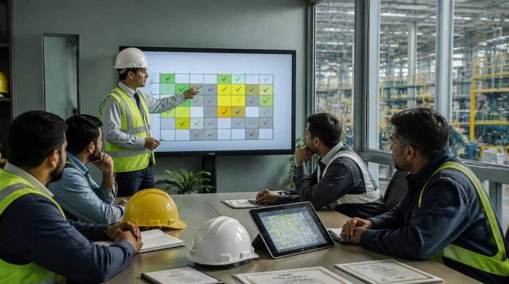 مصفوفة تدريب السلامة HSE Training Matrix: التخطيط ومتابعة كفاءة العاملين
